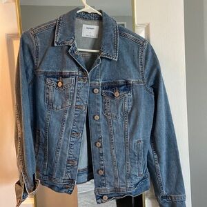 Medium wash denim jacket